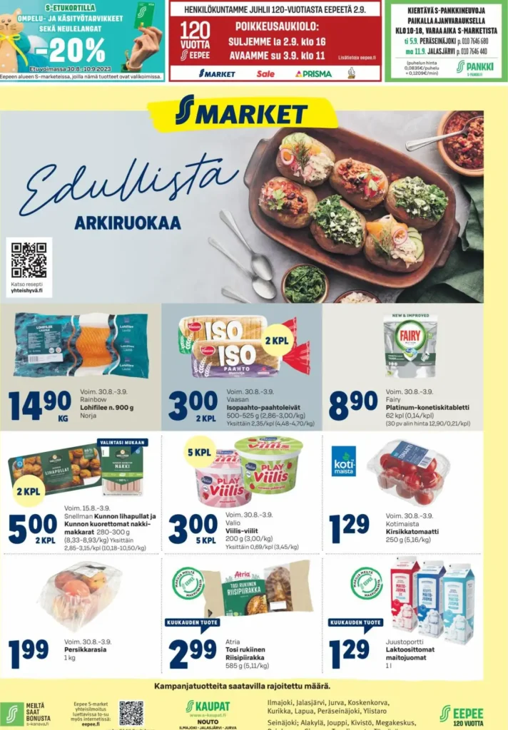 S market Jyv skyl Tarjoukset Ja Mainoslehti Viikon Alennus