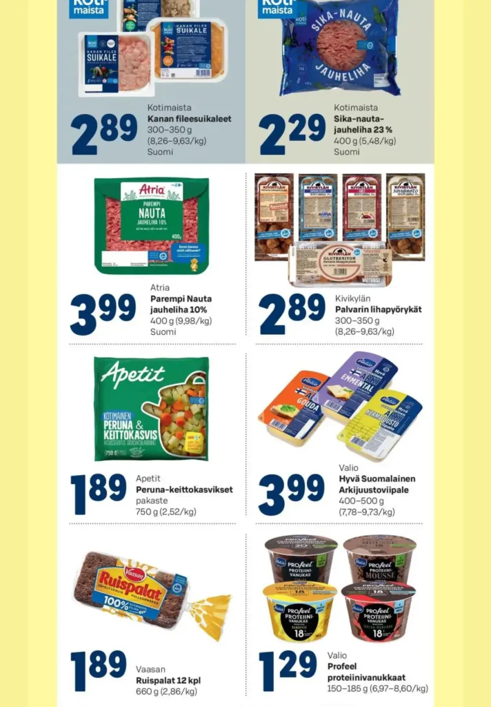 s market tarjoukset kouvola
