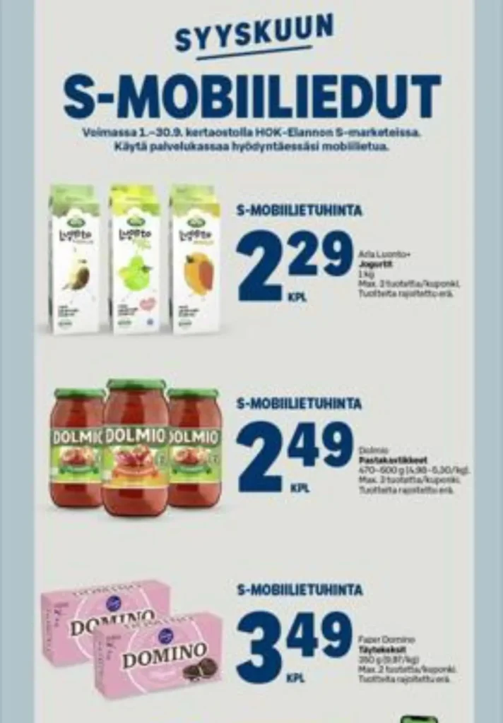 s market tarjoukset siilinjärvi
