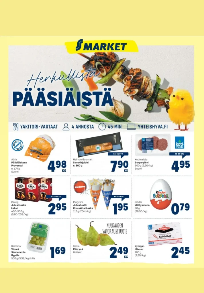 s market tarjoukset espoo