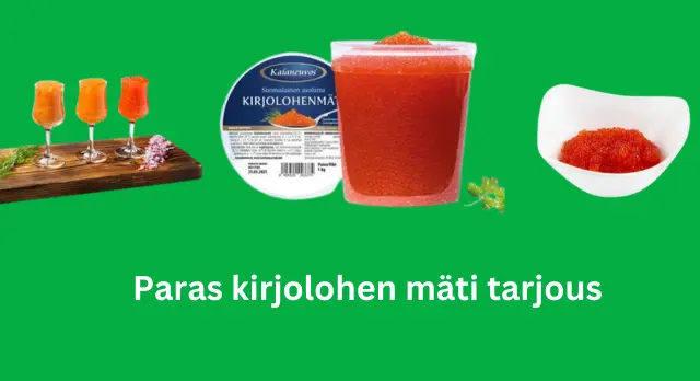 kirjolohenmäti tarjous