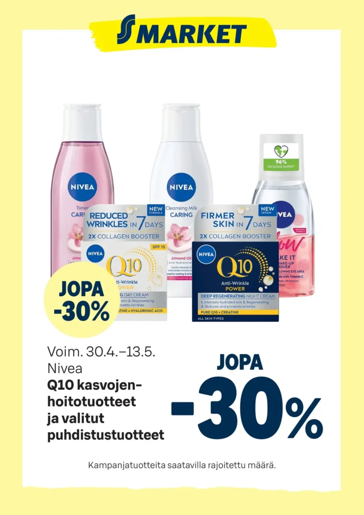 S-market Nivea 30.4.-13.5.2025