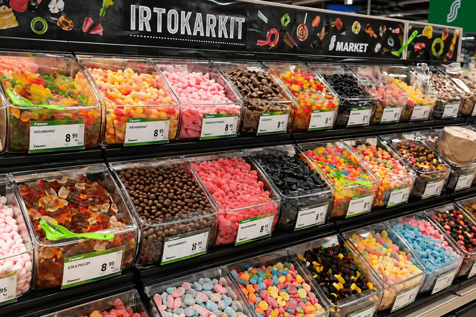 irtokarkit tarjous s-market