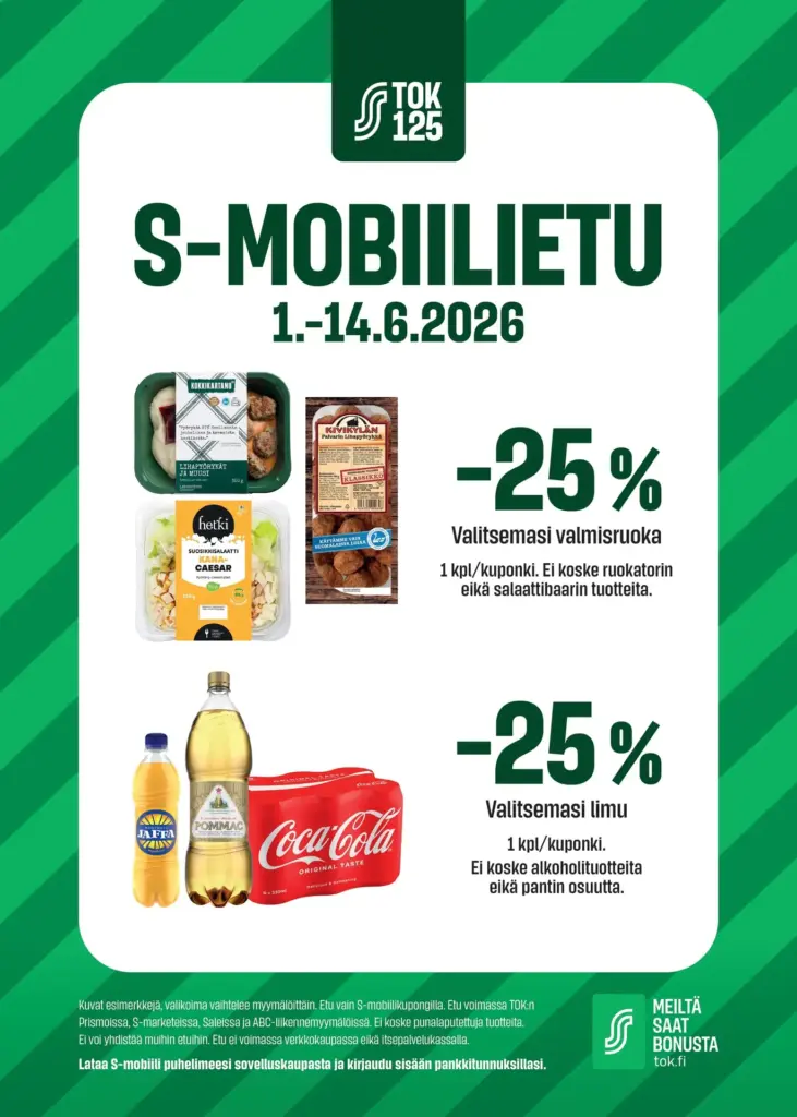s-mobiilietu s market tarjoukset voimassa edut 14.6.2026