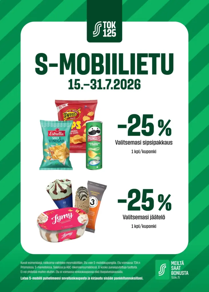 s-mobiilietu s market tarjoukset voimassa edut 31.7.2026